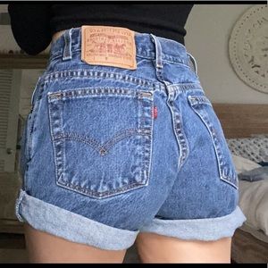 Vintage Levi jean shorts